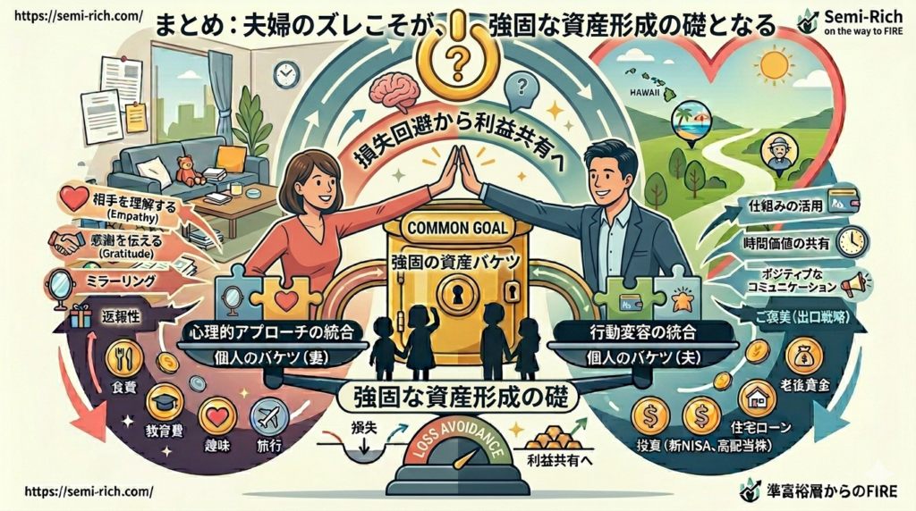 まとめ:夫婦のズレこそが、強固な資産形成の礎となる